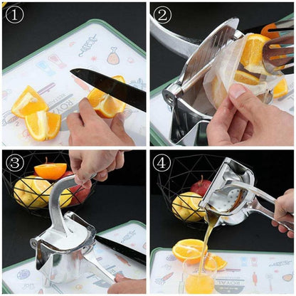 Amateur Premium Stainless Steel Manual Lemon and Lime Squeezer