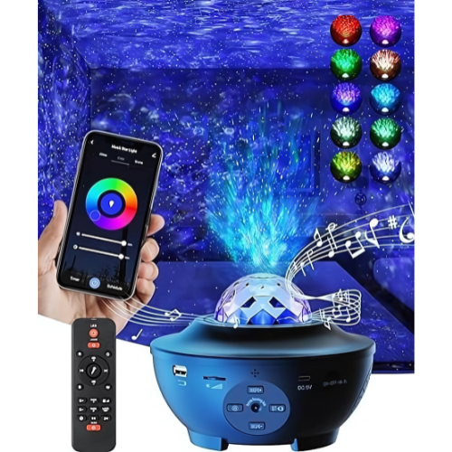 Galaxy Ocean Light Projector – بروجكتر ضوء المجرة والمحيط