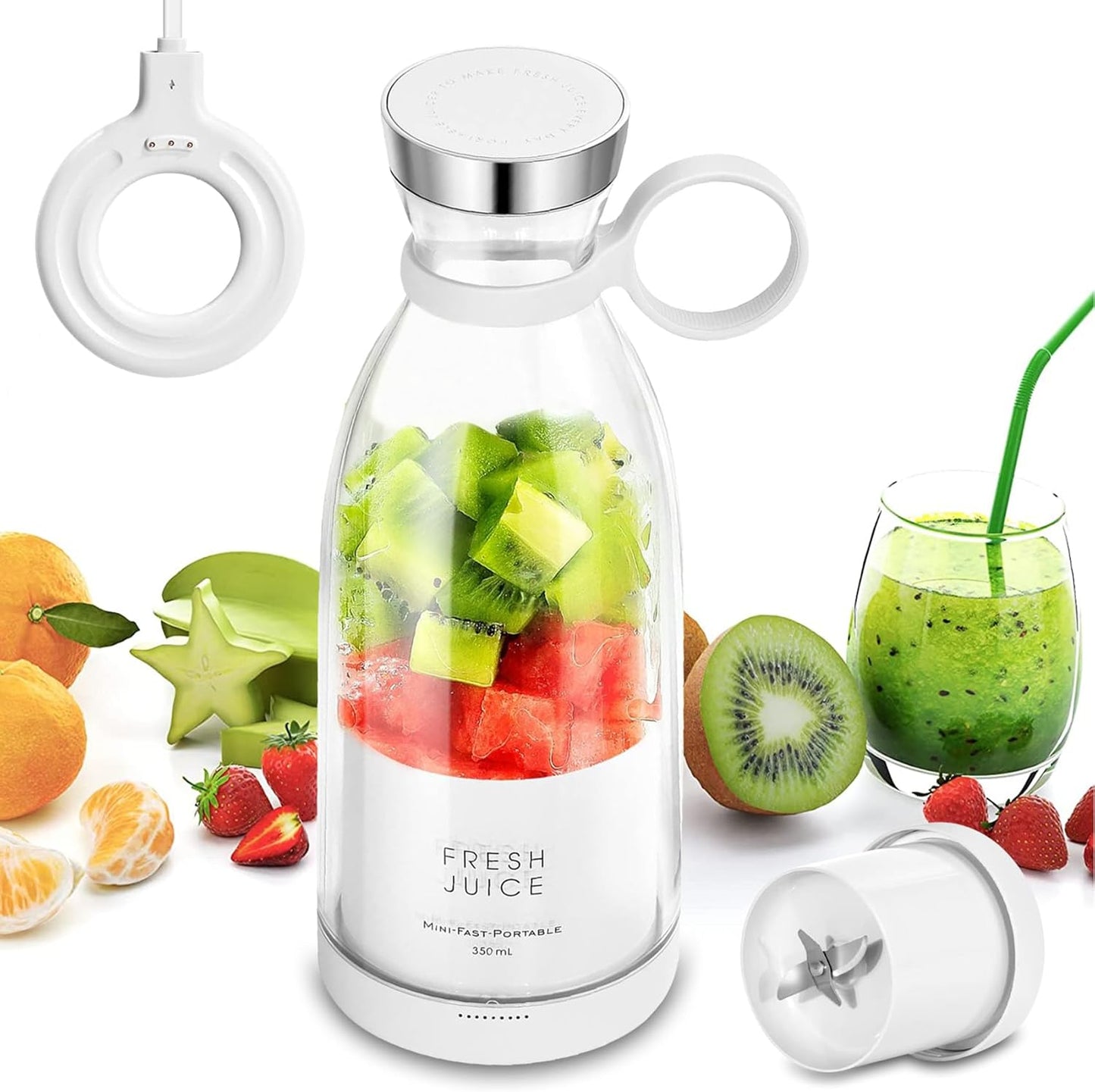 Portable Electric Bottle Juicer For Shakes And Smoothies
