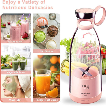 Portable Electric Bottle Juicer For Shakes And Smoothies