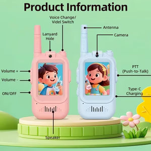 Kids Walkie-Talkie Camera